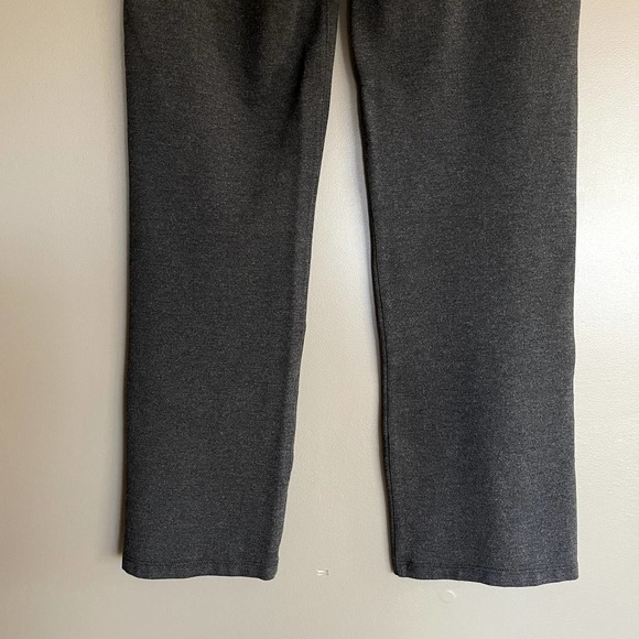 Betabrand Straight-Leg Classic Dress Pant Yoga Pants Charcoal Grey Large Petite - Picture 15 of 15